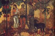 Paul Gauguin Holiday preparations Spain oil painting artist